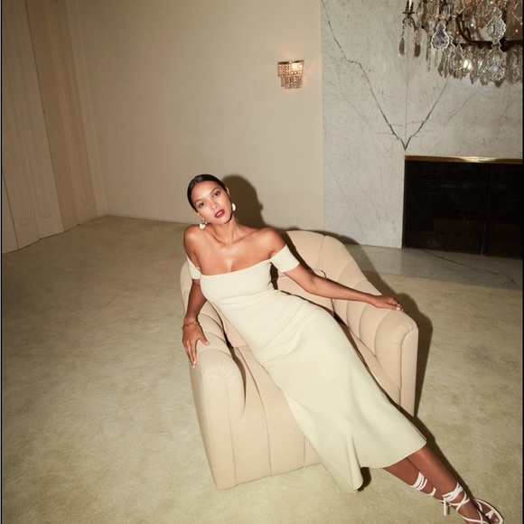 Reformation Arielle Cotton Sweater Dress - Picture 2 of 6